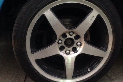 ขายล้อขอบ17 4/100,114 กว้าง7.5off40 แถมยางเก่า