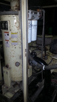 ขายปั๊มลมสกรู 120 แรงม้าพร้อมแอร์ดายเออร์ราคาชุดละ 180,000 บาทมี 2 ชุดทดลองได้