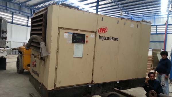 ขายปั๊มลมสกรู 120 แรงม้าพร้อมแอร์ดายเออร์ราคาชุดละ 180,000 บาทมี 2 ชุดทดลองได้