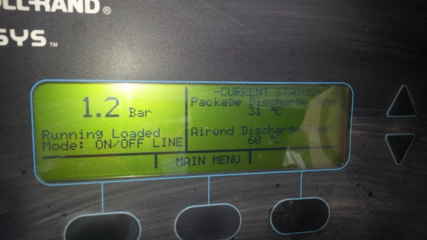 ขายปั๊มลมสกรู 120 แรงม้าพร้อมแอร์ดายเออร์ราคาชุดละ 180,000 บาทมี 2 ชุดทดลองได้