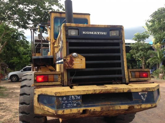ขายรถตัก Komatsu WA350-1 ; รถเก่าญี่ปุ่น  สภาพสวย สนใจติดต่อ 081-9485494