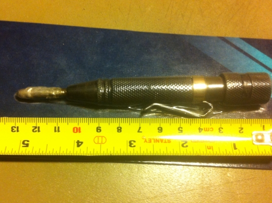 เหล็กนำศูนย์อัตโนมัติ ECLIPSE จากอังกฤษ ไม่ต้องพกค้อนเพื่อนำติดตัวไปตอกนำศูนย์ชิ้นงานอีกต้องไป อุปกรณ์นี้จะช่วยทำงานตอกให้ในตัว( 10 ตัว)