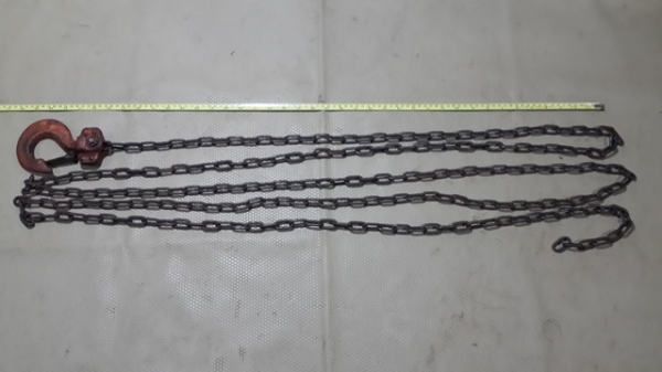 ตะขอ+โซ่ ยาว5เมตร ยกทั้งชุด