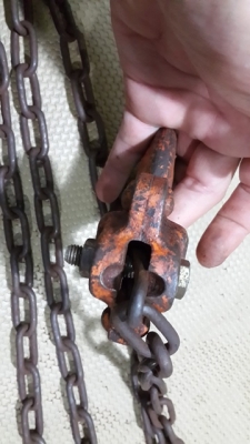 ตะขอ+โซ่ ยาว5เมตร ยกทั้งชุด