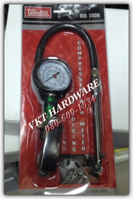 เกย์เติมลมรุ่นมือกดบีบ พร้อมมาตราวัดลม Winton