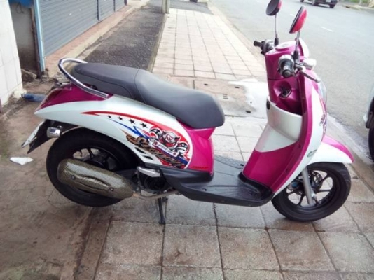 Honda scoopy i ปี 55 สีชมพู ขาว ล้อแม็ค รถสวยมาก เครื่องเดิม