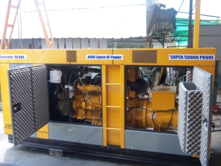 เครื่องปั่นไฟ 60 Kva.HINOBYJAPAN รับประกัน6เดือน