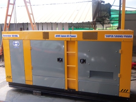 เครื่องปั่นไฟ 60 Kva.HINOBYJAPAN รับประกัน6เดือน เครื่องปั่นไฟ 60 Kva.HINOBYJAPAN รับประกัน6เดือน