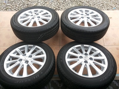 ขายล้อแม็กTOYOTA VIOS 12 ก้าน พร้อมยางปี12 4 ล้อ