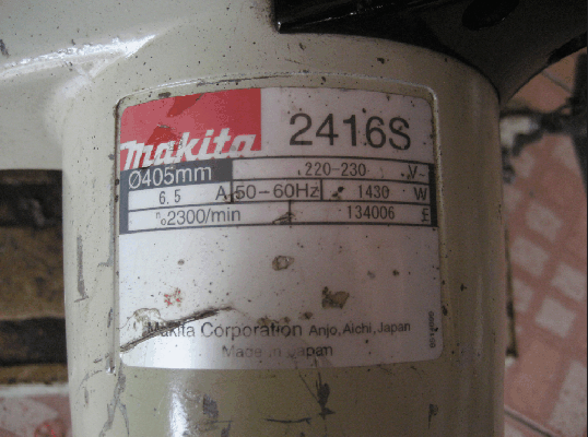 ขายไฟเบอร์ตัดเหล็ก Makita 2416S แท้ 100\%