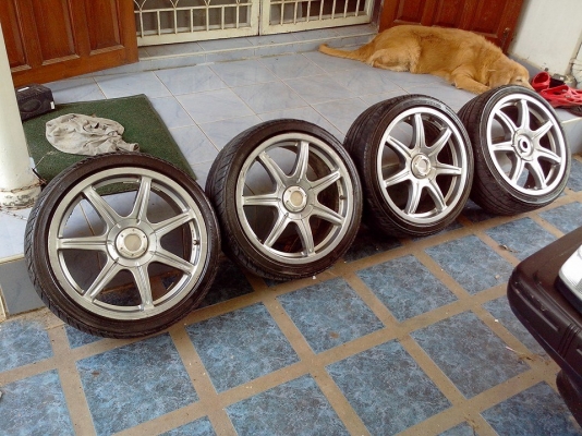 ขายล้อ LENSO17 off35 กว้าง7นิ้ว 4รู100 -114.3 ขายล้อ LENSO17 off35 กว้าง7นิ้ว 4รู100 -114.3