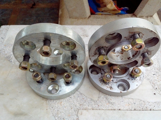 ขายอดับเตอร์ 4รู110 ออก 4รู100 หนา1นิ้วมีกันสั่น