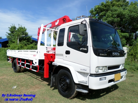 ขาย 6 ล้อ อีซูซุ เครน 5 ตัน 195 แรง ยาว 7.20 ม. ปี 1996 สภาพสวยเดิมเครื่องดี พร้อมใช้งาน ชมก่อนได้ครับ สนใจติดต่อ 081-9425443