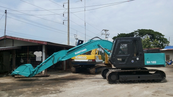 ขายด่วนรถเเม็คโครSUMITOMO SH260 F2 รุ่นSH120F2เทียบเท่าSK120รถสวยพร้อมใช้ยังไม่เคยใช้งานในเมืองไทยเลย