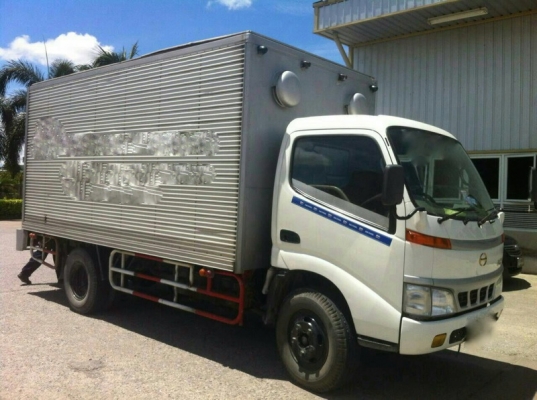 รถฮีโน่ 6 ล้อ ตู้แห้ง  121 แรงม้า. ปี 48  สนใจติดต่อ 081 - 6079515