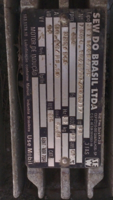 Sell> ขายมอเตอร์ หน้าแปลน SEW 3 เฟส 20HP 380V. 1460rpm. มี 8 ลูก สวยๆ เดินนิ่ม ทุ่นเดิมทุกตัว ราคาถูกครับ