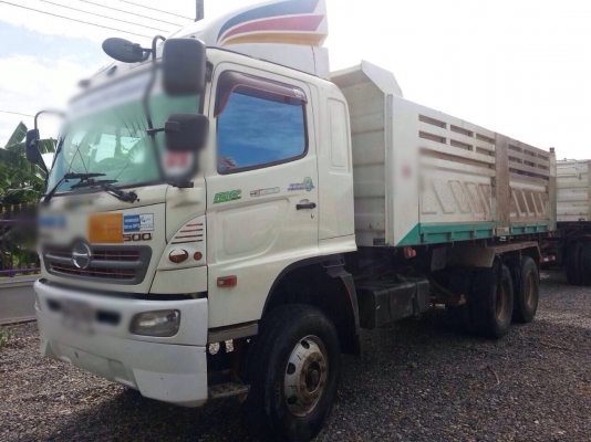 ขายรถพ่วงสิบล้อดัมพ์ HINO เครื่อง 380 แรง ปี 54 กระบะดัมพ์สามมิตร ลูก 3 เพลาแท้ยาว 6.50 เมตร