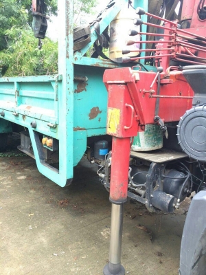 รถฮีโน่ 6 ล้อ FG1J ติดเครน 4.5 ตัน. 220 แรงม้า. ปี 49 สนใจติดต่อ 081 - 6079515 รถฮีโน่ 6 ล้อ FG1J ติดเครน 4.5 ตัน. 220 แรงม้า. ปี 49 สนใจติดต่อ 081 - 6079515