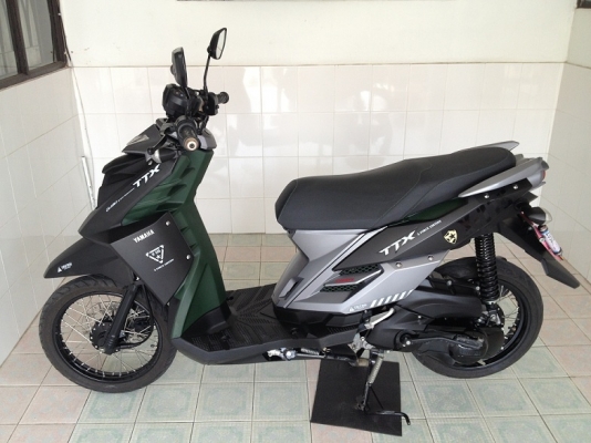 TTX รุ่นLimited ลายทหาร สีดำด้าน รถ8เดือน (ของแถม 5 รายการ)