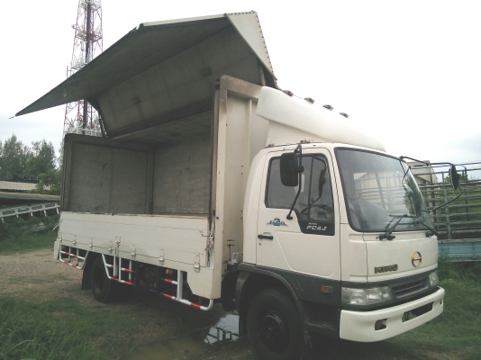 ( 6 ล้อกลาง_ตู้ปีกนก )  HINO  *Euro.2*  สมอทอง FC4J 150 แรงม้า *ยาว 5.50 ม.* รถสวยจริง *รถห้างแท้* สภาพพร้อมใช้งาน *