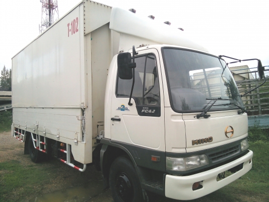 ( 6 ล้อกลาง_ตู้ปีกนก )  HINO  *Euro.2*  สมอทอง FC4J 150 แรงม้า *ยาว 5.50 ม.* รถสวยจริง *รถห้างแท้* สภาพพร้อมใช้งาน *