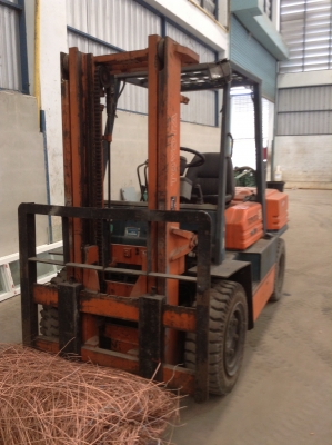 +++ ขายโฟล์คลิฟท์ TOYOTA 5FG35  ขนาด 3.5 ตัน  (รถนอก นำเข้า สภาพสวย)  เครื่องยนต์เบนซิน  เสา 3 เมตร  เกียร์ธรรมดา  งา 1,070  มม.  ยางลม  *** สนใจรายละเอียด  ราคา  คุยได้ครับ โทร. 081-659-7598 ***