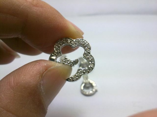 จี้เงินประดับเพชรรัสเซีย