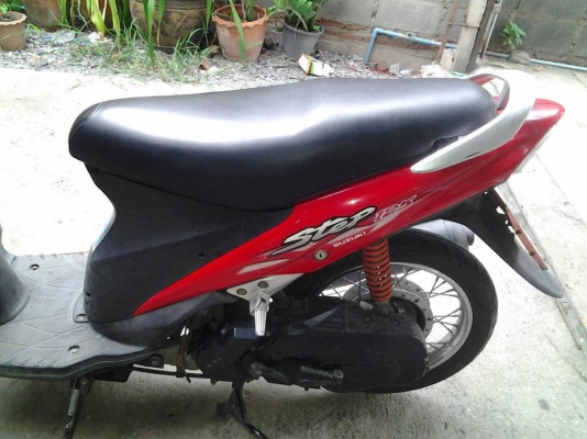 Suzuki Step ปี 50 สีแดง รถบ้าน เครื่องเดิม แน่นๆ ชุดสีสวย เล่ม เอกสาร