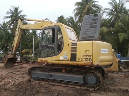 ขายแบคโฮ komatsu pc120-6 เอกสารอินวอยด์ ไฟฟ้าครบ