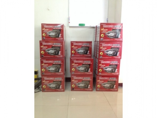 ผ้าคลุมรถ PVC ลายเคฟล่า ชนิดกันน้ำจำหน่ายราคาปลีก-ส่ง