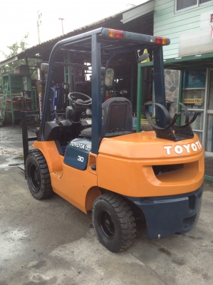 +++ ขายรถโฟล์คลิฟท์  TOYOTA 7FG30  ขนาด 3 ตัน  (รถนอก) เครื่องยนต์เบนซิน  เสา 3 เมตร  เกียร์ธรรมดา  งา 1,070  มม.  ยางตันใหม่  *** สนใจรายละเอียด  ราคา คุยได้ครับโทร. 081-659-7598 ครับ ***