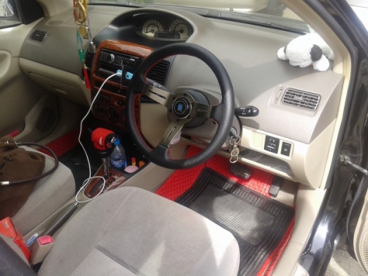 พวงมาลัยแต่ง NARDI ก้านดอกไม้ ด้ายแดง งานเกรดA ปั๊มกรัดร่องลายเซ็นคมๆชัดเจน