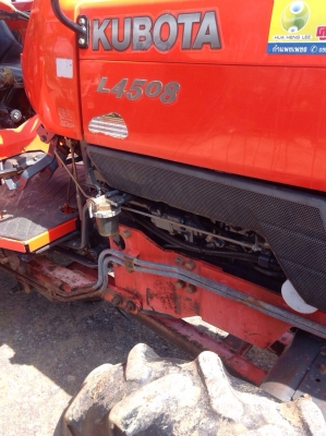 แทรกเตอร์คูโบต้า 4508 สภาพดีพร้อมใช้งาน มีผานดันหน้าและโรตารี่ แทรกเตอร์คูโบต้า 4508 สภาพดีพร้อมใช้งาน มีผานดันหน้าและโรตารี่