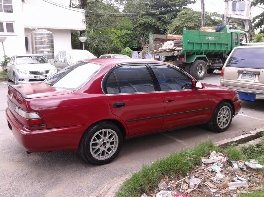 ขายtoyota  AE101 ปี94 สามห่วง รถพร้อมใช้ เกียร์ออโต้  ติดแก๊สระบบหัวฉีด ออโต้สองระบบ ภาษี ประกันชั้นสามถึงปี58ครับ  086-5414120 อั้น  ราคาต่อลองใด้ครับ