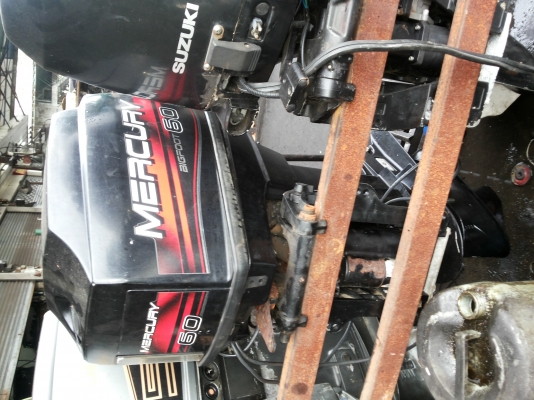 ขายเครื่องเรือ MERCURY 60 เเรง นำเข้าจากญี่ปุ่น