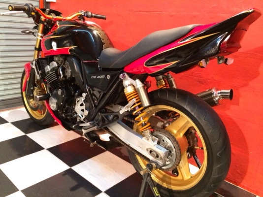 T&amp;T BIKE RAMA2ขายHONDA CB400 ปี98 VS.S แท้ๆ เอกสาร อินวอยนำรถแต่งดุดุ มาขาย 59500 ฿