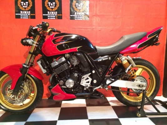 T&amp;T BIKE RAMA2ขายHONDA CB400 ปี98 VS.S แท้ๆ เอกสาร อินวอยนำรถแต่งดุดุ มาขาย 59500 ฿