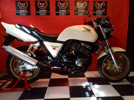 T&amp;T BIKE RAMA2ขายHONDA CB400ปี98 VS.S ฉลองครบรอบ50ปีแท้ ตรงรุ่นทุกอย่างสีเดิมด่วนๆราคาเพียง 72500 ฿