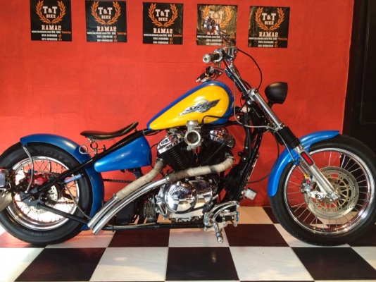 T&amp;T BIKE RAMA2ขายHONDA STEED 400 เครื่องปี 96 ยิงเฟรมงามๆ พร้อมเล่มทะเบียนโอน ภาษี 57 ชุดโอนครบ เอกสารแท้ทะเบียนครบๆราคา 67500 ฿