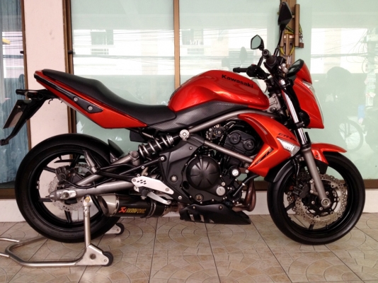 ขาย Kawasaki ER6N ปี2009 สภาพสวย ท่อแต่ง พร้อมทะเบียน ราคา 155000 บาท ต่อรองได้
