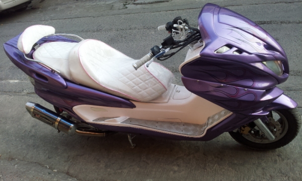 &diams; YAMAHA MAJESTY 250 cc. ปี  2003 (แต่งเต็ม) 85,000 บาท เท่านั้น!!!