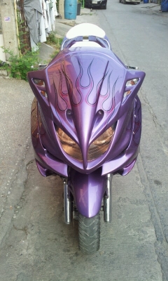 &diams; YAMAHA MAJESTY 250 cc. ปี  2003 (แต่งเต็ม) 85,000 บาท เท่านั้น!!!