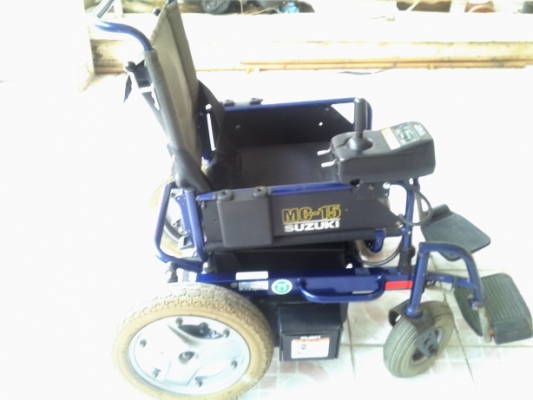 ขายด่วนๆ wheel chair ไฟฟ้าเพิ่งมาจากญี่ปุ่น สำหรับคนแก่หรือคนพิการ
