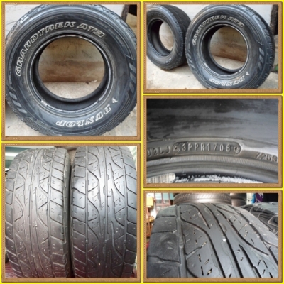 ยาง265/70/16"DUNLOPGRANDTREK AT3 (2เส้น ขาย 1400฿)