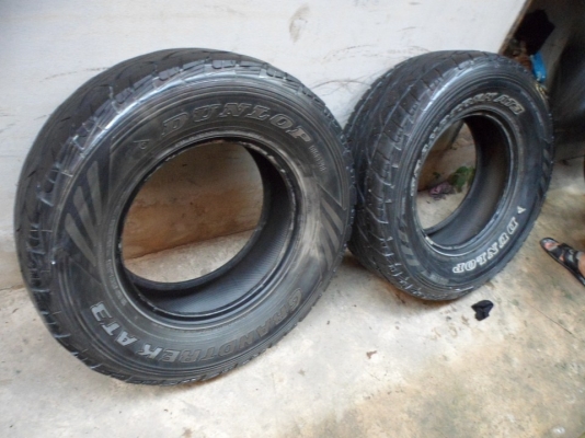 ยาง265/70/16"DUNLOPGRANDTREK AT3 (2เส้น ขาย 1400฿) ยาง265/70/16"DUNLOPGRANDTREK AT3 (2เส้น ขาย 1400฿)