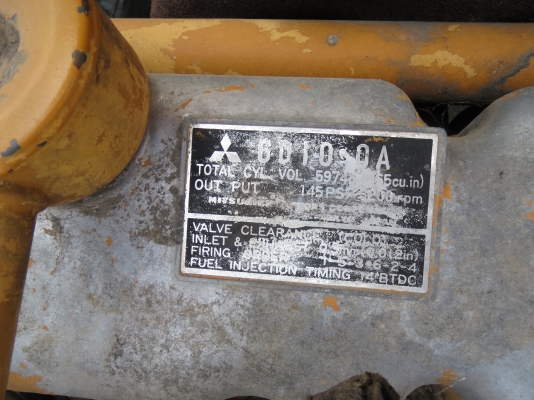 เครื่อง Mitsubishi 6D10 เครื่องมือสองญี่ปุ่น