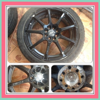 ขายแม็กมือ2 Enkei ขอบ17 4รู100/114 ราคา7900 บาท ***ไม่มียางนะคับ***