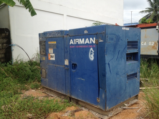 เครื่องลมAIRMAN-245แบบใช้ไฟฟ้า3เฟสพร้อมใช้เก่านอก