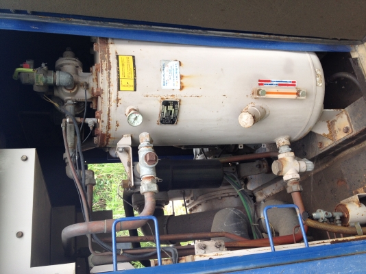 เครื่องลมAIRMAN-245แบบใช้ไฟฟ้า3เฟสพร้อมใช้เก่านอก