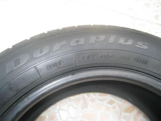 ขายยาง GOODYEAR DURAPLUS 215-60-16 ปี 3009 (1 คู่) (081-3747940)